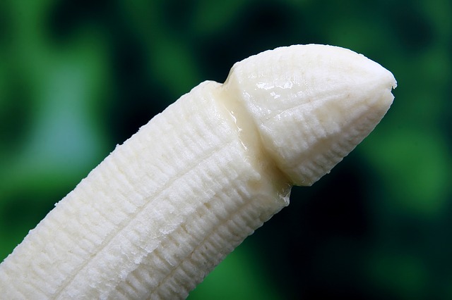 banán bez slupky